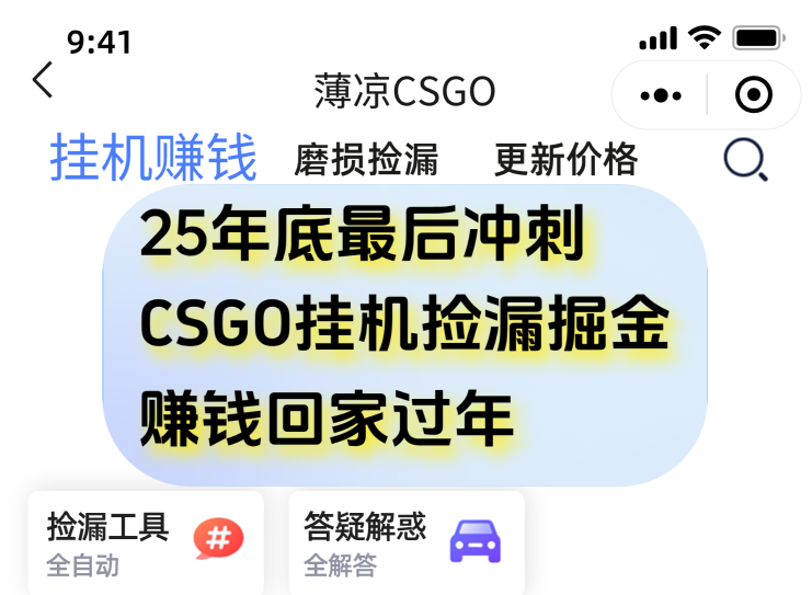 用CSGO游戏挂机捡漏掘金赚钱掘金，一部手机轻松日入500+-聊项目
