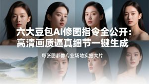 六大豆包AI修图指令全公开:高清画质逼真细节一键生成,每张图都像专业场地实拍大片-聊项目
