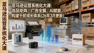 亚马逊运营系统化大课:选品矩阵,广告全解,AI赋能,构建千阶成长体系(26年3月更新-聊项目