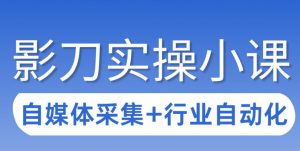 3天攻克影刀RPA:自媒体数据采集+行业自动化全流程-聊项目