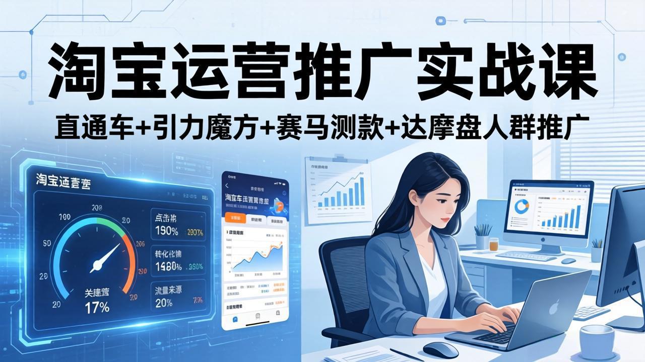 淘宝运营推广实战课(更新26年3月-聊项目