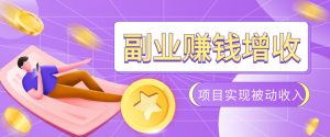 985十年互联网老兵亲测：2026年多个真实落地副业项目，手把手带你搭建被动收入管道(淘宝无人直播、TK拉新、代运营、CSGO……)【揭秘】-聊项目