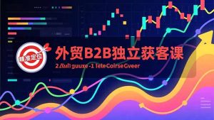 外贸B2B独立获客课,Facebook主页搭建、消息互动广告、精准定位,打造高询盘系统-聊项目