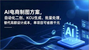 AI电商制图方案,自动化二创、SKU生成、批量处理,替代高额设计成本,单项目可省数千元-聊项目