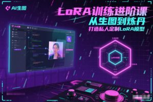 LoRA训练进阶课,从生图到炼丹,打造私人定制LoRA模型-聊项目