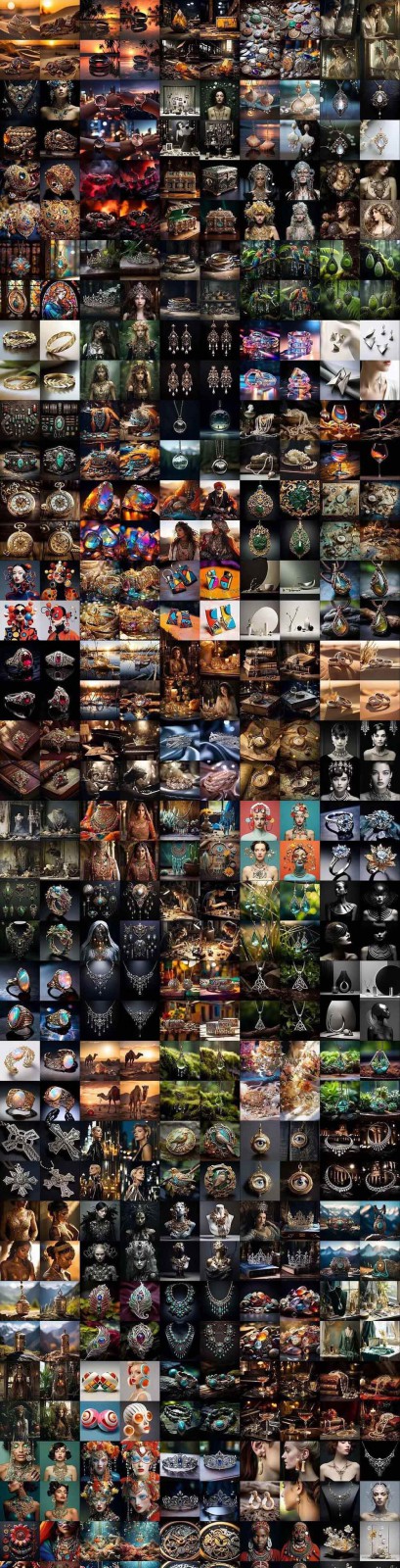 图片[7]-463个Midjourney珠宝摄影提示词：覆盖全品类珠宝，AI设计秒出专业效果-聊项目