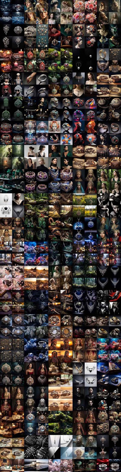 图片[8]-463个Midjourney珠宝摄影提示词：覆盖全品类珠宝，AI设计秒出专业效果-聊项目