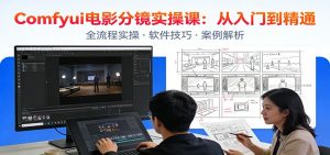 ComfyUI电影分镜实操课：分镜一致性，全流程AI视频制作，零基础也能做专业分镜-聊项目