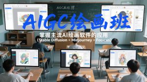 AIGC绘画班,掌握主流Ai绘画软件的应用(Stable Diffusion x Midjourney x Fooocus)-聊项目